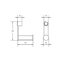 Linkcare Stainless Steel Toilet Roll Holder
